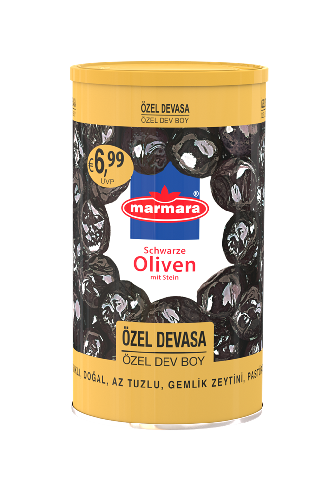 Marmara Özel Devasa - Schwarze Oliven XL 800g
