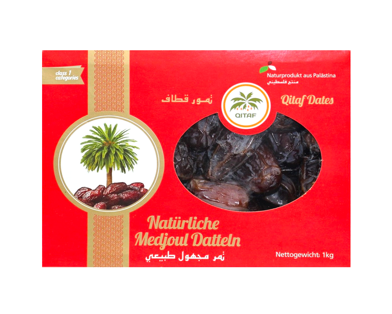 Qitaf Medjoul Datteln - Medium 1kg 