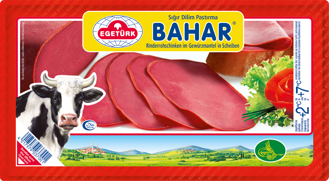 Egetürk Bahar Pastirma - Rinderrohschinken in Scheiben 100g