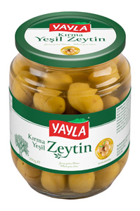 Yayla Grüne Oliven angeschlagen 370 g