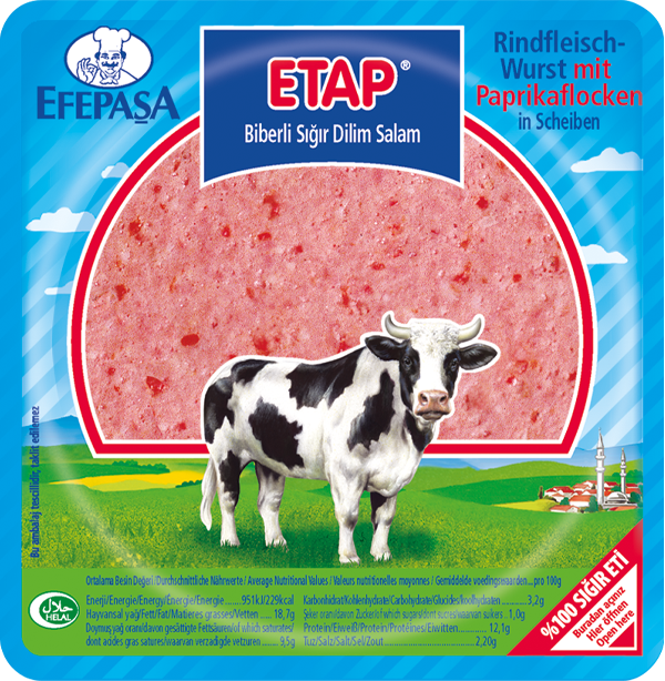 Efepasa Etap - Rindfleischwurst mit Paprikaflocken 150g