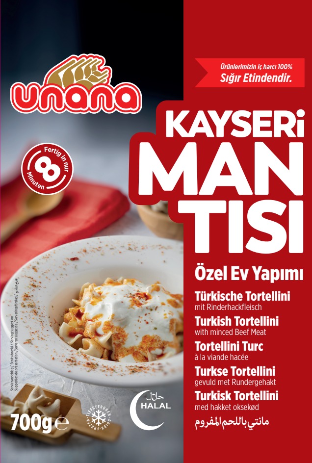 Unana türkische Tortellini mit Mettfüllung 700g