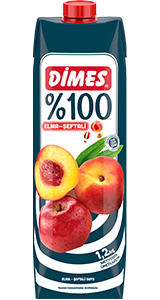 Dimes Apfel-Pfirsichsaft 1L