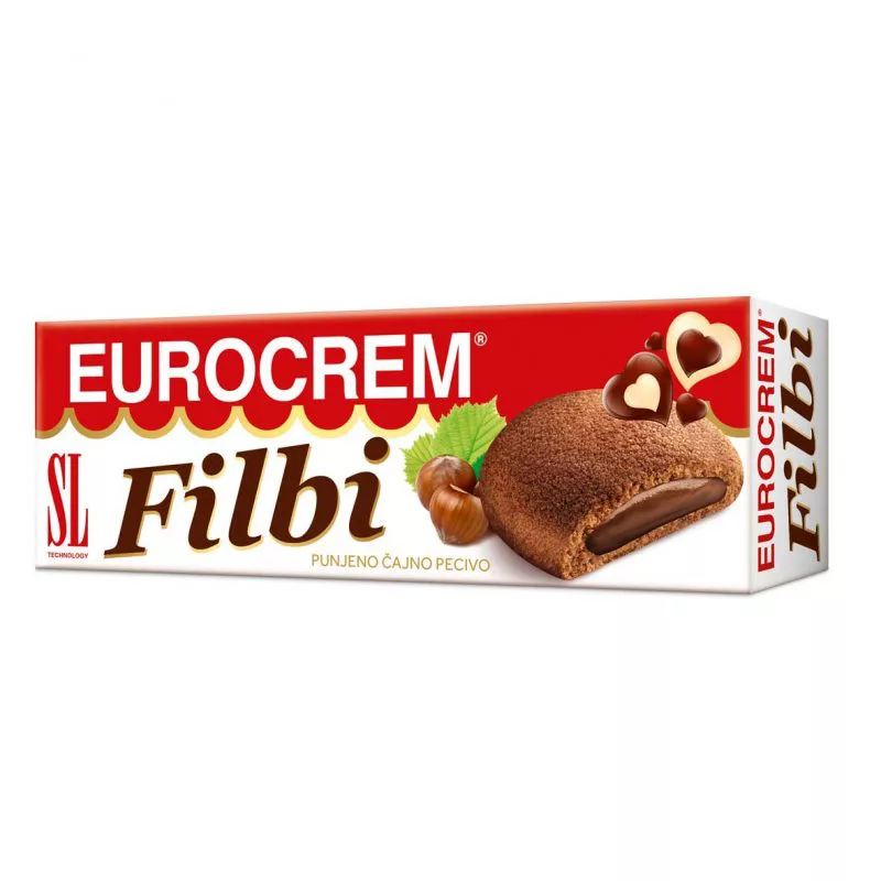 Takovo Eurocrem Filbi - Teegebäck mit Kakaocreme 125g