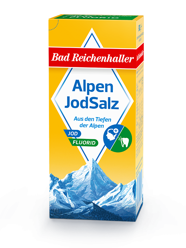 Bad Reichenhaller AlpenJodSalz + Fluorid 500g