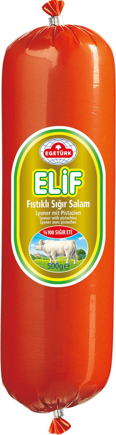 Egetürk Elif - Lyoner Wurst mit Pistazien 400g
