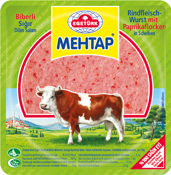 Egetürk Mehtap - Rindfleischwurst mit Paprikaflocken 150g