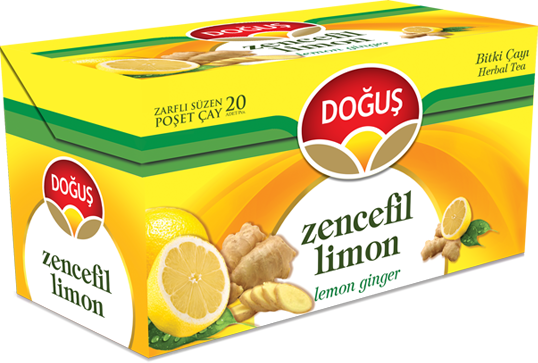 Dogus Kräutertee mit Ingwer und Zitrone 40g