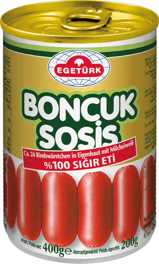 Egetürk Boncuk - Cocktail Rindswürstchen 200g