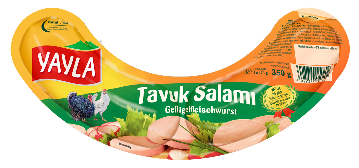 Yayla Geflügelfleischwurst 2x175g