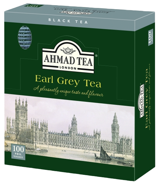 Ahmad Tea Beuteltee Schwarztee mit Earl Grey 200g