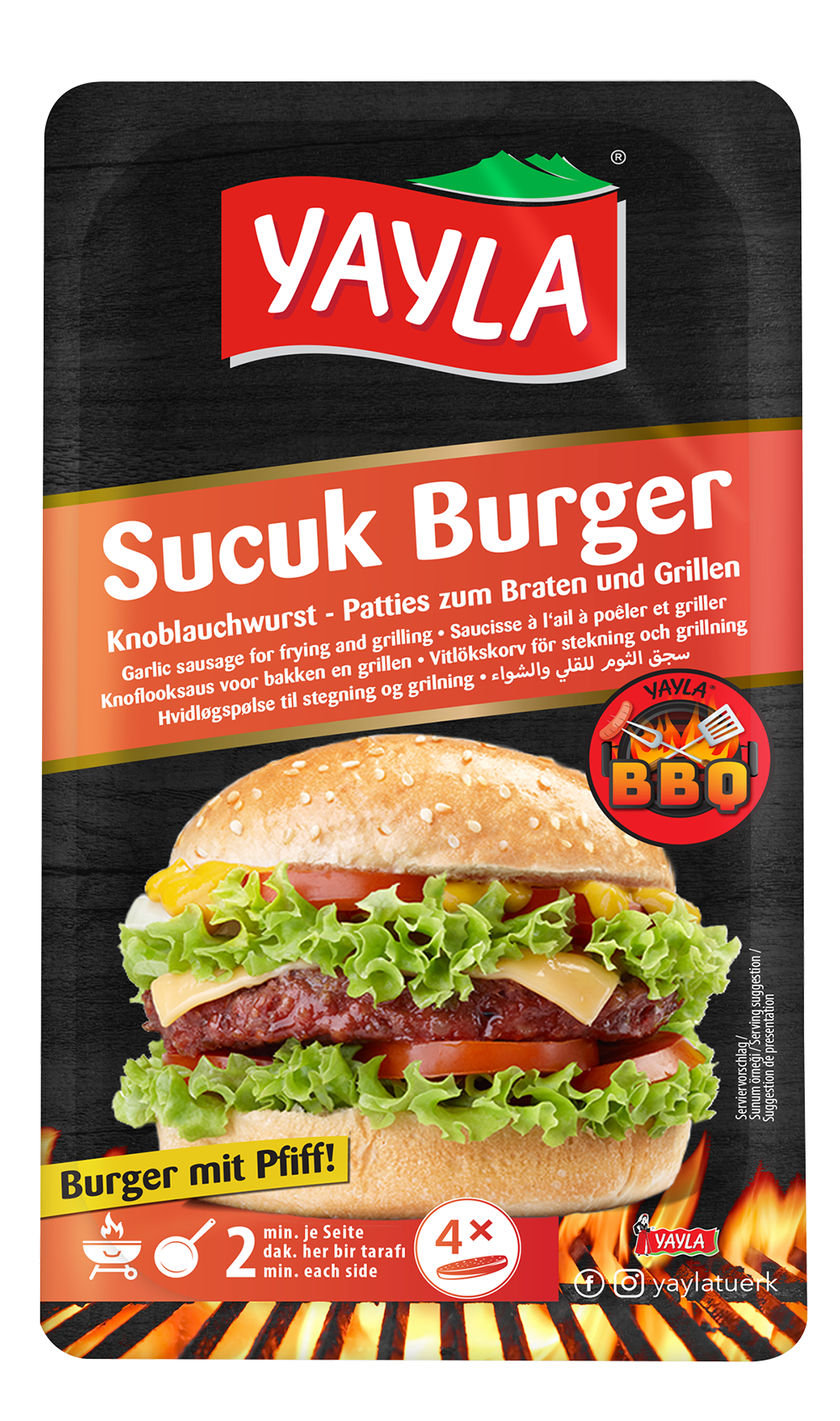 Yayla Sucuk Burger 250g