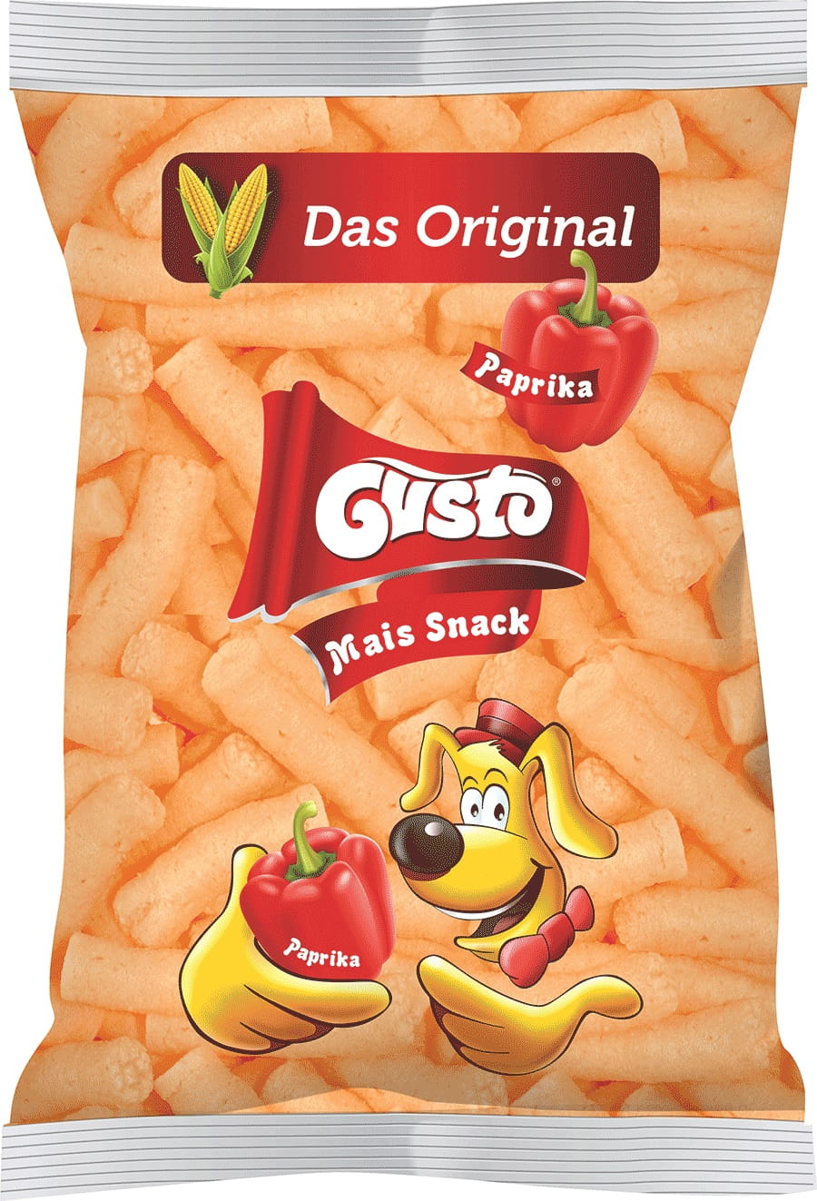 Gusto Pufuleti Mais Snack mit Paprika Chips 100g