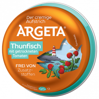 Argeta Thunfisch mit getrockneten Tomaten - Brotaufstrich 95g