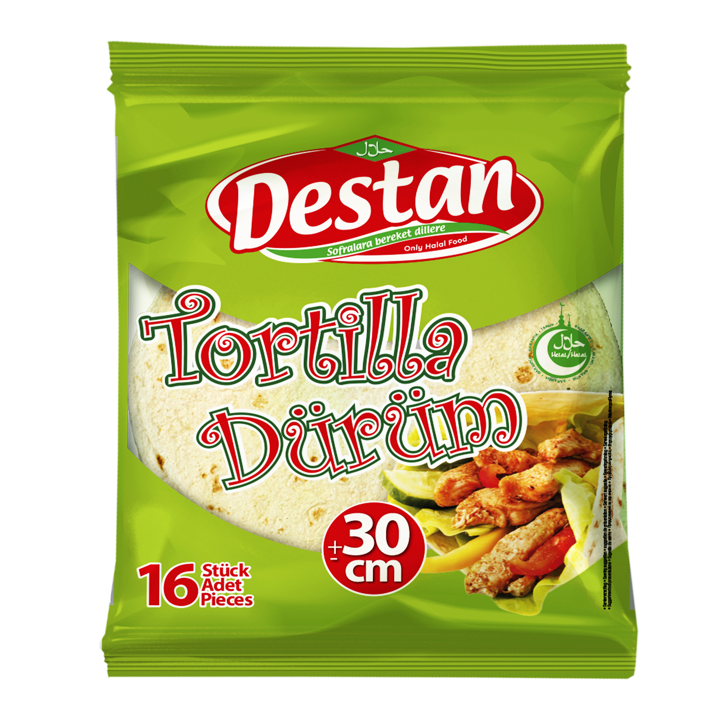 Destan Tortillas 16x30cm