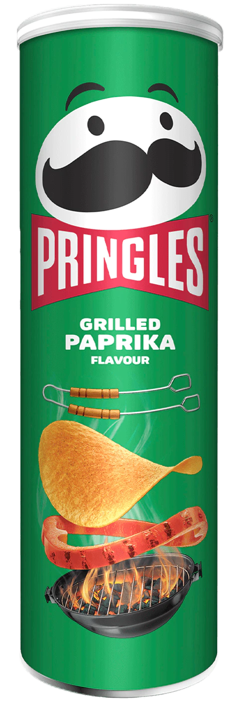 Pringles Grilled Paprika Flavour 185g