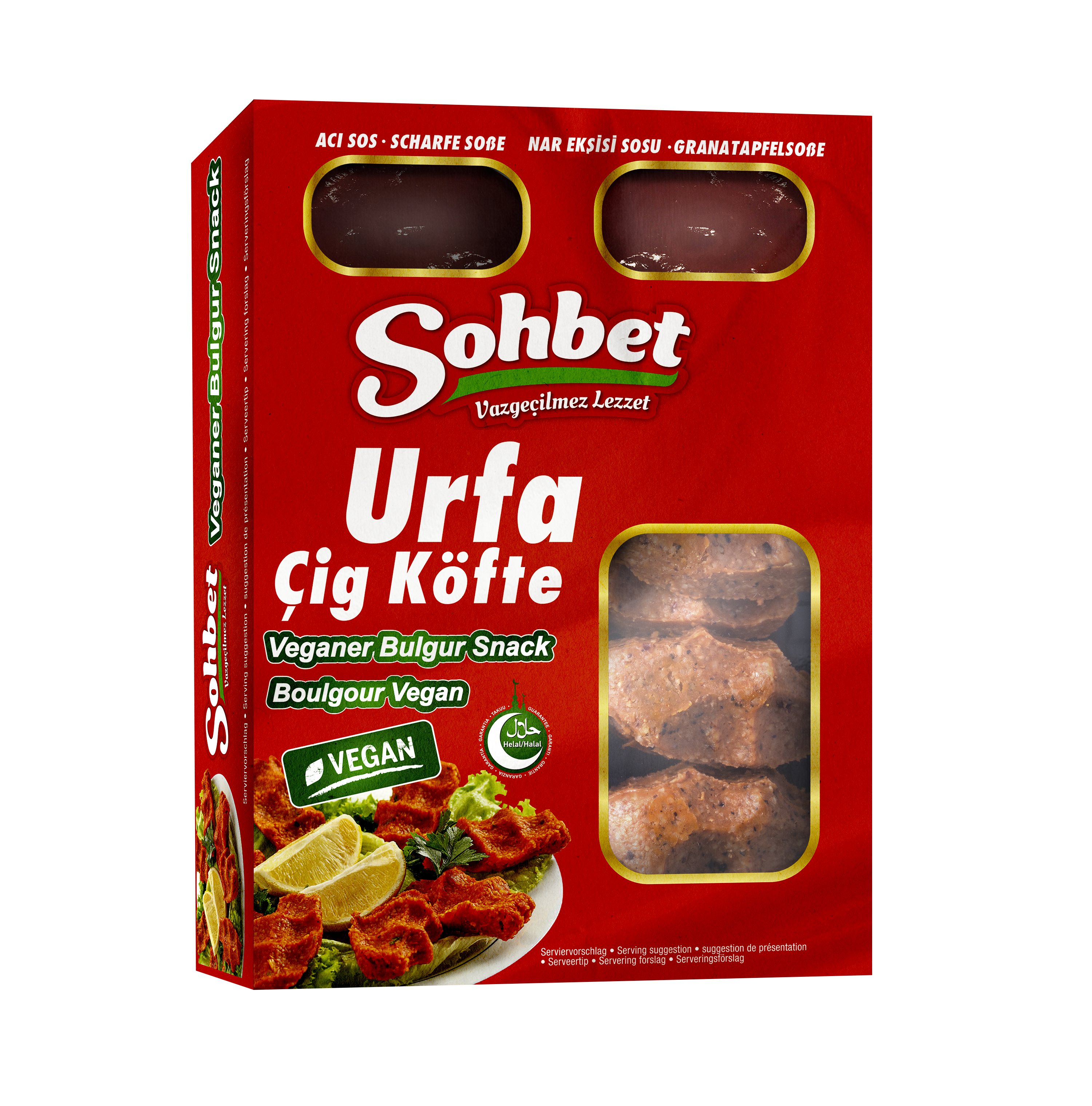 Sohbet Cig Köfte - Weizengrütze Häppchen 340g