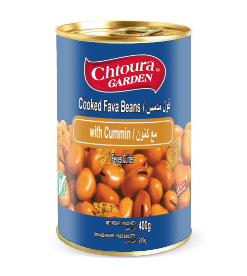 Chtoura Garden gekochte Saubohnen mit Kümmel 400g